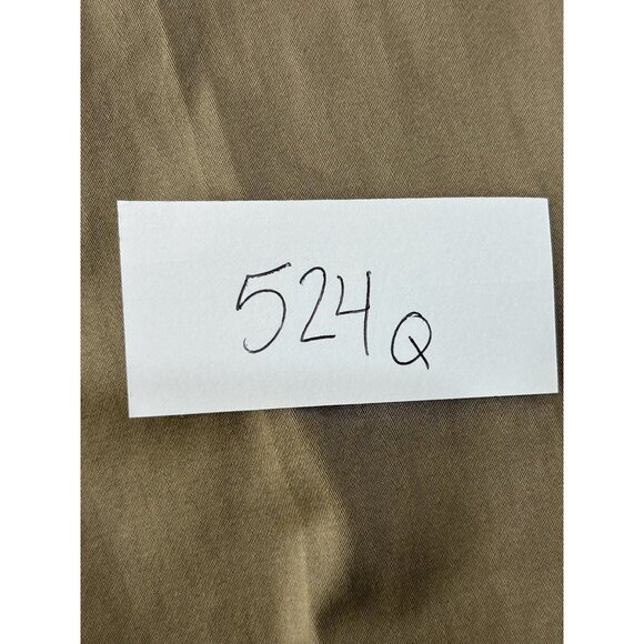 Bay Studio Womens Khaki Cropped Pants Size 10 Button Details Pockets - Picture 9 of 9